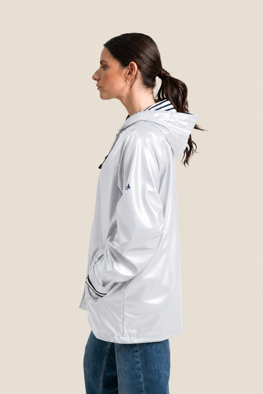 Ciré femme iconique imperméable effet métallisé